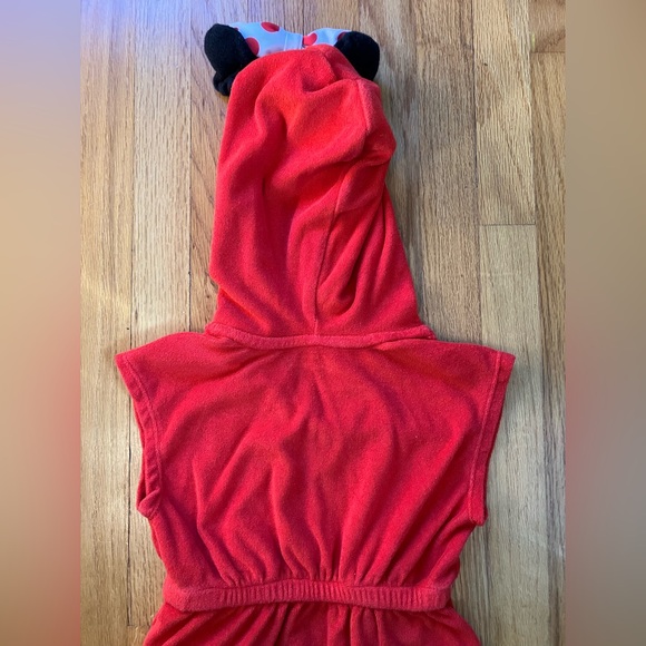 EUC Disney Minnie Mouse Terry cloth swim cover-up/dress - Kids' 5T - Pockets - Picture 11 of 11